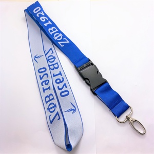 Lanière en <span class=keywords><strong>tissu</strong></span> rose et bleu Gamma Phi Delta pour femme tous les groupes lanière tissée de fraternité de sororité grecque - Product Image 4
