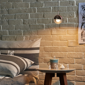 Lampada a sospensione Simig Lighting in ottone <span class=keywords><strong>rosso</strong></span>, moderna e semplice, per sala da pranzo, camera da letto, comodino. - Product Image 2