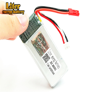 7,4 V 1400 mAH lipo batterie 7,4 V 1400 mAH JST stecker 803063 MJX X101/MJX X102H Rc Quadcopter ersatzteil 2 S Lipo batterie - Product Image 6