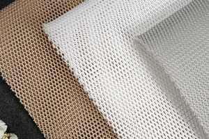 Oeko-Tex cấp giấy chứng nhận 2023 thời trang mới tùy chỉnh 6mm hình lục giác nhỏ có thể giặt Lưới không khí <span class=keywords><strong>3D</strong></span> <span class=keywords><strong>Spacer</strong></span> vải chống vi khuẩn cho gối - Product Image 4