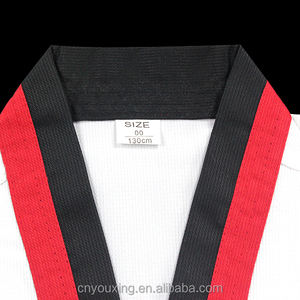 <span class=keywords><strong>Poom</strong></span> V-col enfants taekwondo uniforme/personnalisé enfants taekwondo uniforme - Product Image 3
