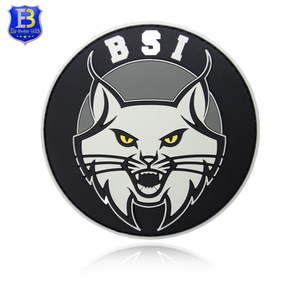 OEM Sói dính quần áo appliques silicon vá cho quần jean - Product Image 6