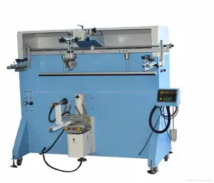 Lager Container Cylindrical Water Bucket Cylinder Screen Printer Machine for Plastic Bucket Screen Printing