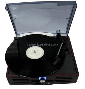 Loa Stereo Retro Đài Phát Thanh Máy Nghe Nhạc CD Theo Phong Cách Cũ Turntable Máy Hát Máy Nghe Nhạc - Product Image 3