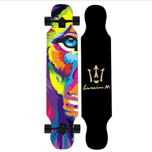 Venta caliente estilo libre <span class=keywords><strong>de</strong></span> arce canadiense bailando cubierta <span class=keywords><strong>skate</strong></span> tabla larga - Product Image 6