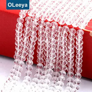 Oleeya Rondelle Crystal Glass Beads Manufacturer Glass Beads For Jewelry Making