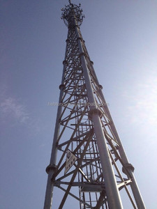 Lò Vi Sóng Vô Tuyến 3 Chân Bts Lưới Thép Wifi Viễn Thông Long Range Antenna Mast Truyền Thông 4G Tháp Điện Thoại Di Động - Product Image 5