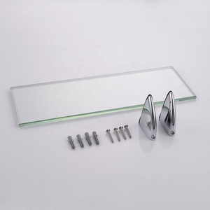 With Towel Rack <strong>Glass</strong> Wall <strong>Shelf</strong> for Bathroom Bathroom Stainless Steel Corner <strong>Shower</strong> Living Room Bathroom Kitchen NEW HOPE - Product Image 6