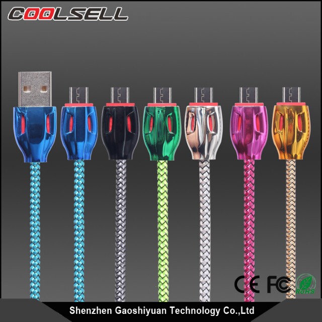 Coolsell Лазерная Змея USB Зарядное Устройство Кабель Синхронизации Данных для быстрой зарядки micro-usb кабель