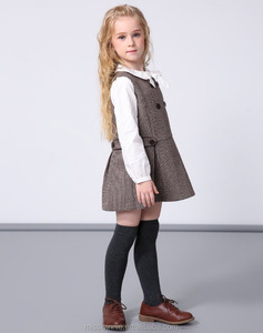 Vestidos de Alta Calidad para Niñas, Sin Mangas, Elegantes, para Desfile de Moda 2016, Hermosos Vestidos de Modelo para Niñas Jóvenes - Product Image 4