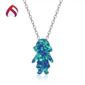 Caliente nuevos productos hermosa <span class=keywords><strong>i</strong></span> shape 925 OPAL encanto collar - Product Image 5