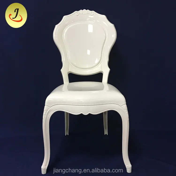 Роскошный свадебный акриловый белый стул Bella