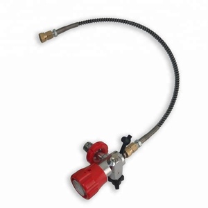 Stazione di rifornimento Acecare con tubo flessibile da 0.5m e O-ring e valvola di misurazione utilizzata in combinazione con valvole - Product Image 1