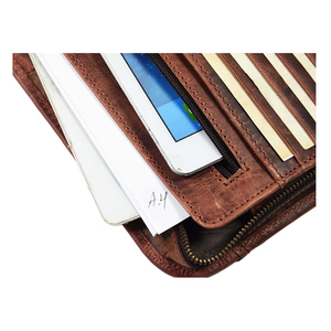 Ejecutivo profesional negocios Padfolio caso PU cuero Resume y documento organizador con tableta ZipperPremium cartera - Product Image 5