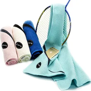 Sport Handdoek Microfiber Gym Handdoek Met Zip Pocket