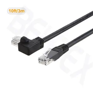 Гибкий мини Ethernet-кабель, сетевой Угловой кабель RJ45