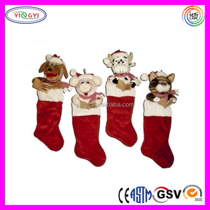 Jouet en peluche <span class=keywords><strong>vintage</strong></span> A616, animal en peluche, <span class=keywords><strong>chaussette</strong></span> <span class=keywords><strong>de</strong></span> Noël - Product Image 2