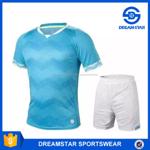 17-18 new Design cheap 100% Polyester Football uniform - Product Image 4