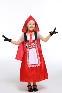 Costumes de Petit <span class=keywords><strong>Chaperon</strong></span> <span class=keywords><strong>Rouge</strong></span> pour enfants, déguisements de fête cosplay, Halloween - Product Image 3