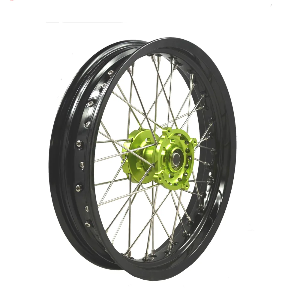 Supermoto Set Roda Sepeda Motor 17 KXF450/250 untuk Kawasaki