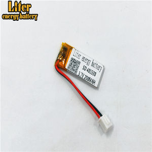 Plug 2,0-2 p 401530 200 mAh <span class=keywords><strong>3</strong></span>,7 V rechargeable LiPo battery solar Li ion polymer lithium battery with PCM - Product Image 2