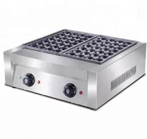 New Design Commercial Non-stick Stainless Steel Electric Fishball Machine Takoyaki Making Machine With Factory Price