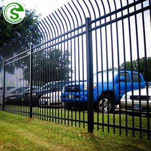 Decorativa in metallo cantiere recinzione da giardino in ferro battuto recinzione barriera - Product Image 4