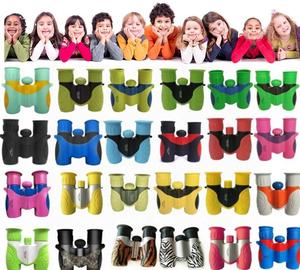 Niño, 8x21 <span class=keywords><strong>Binocular</strong></span>, niños al aire libre plegable prismáticos telescopio para la observación de aves - Product Image 6