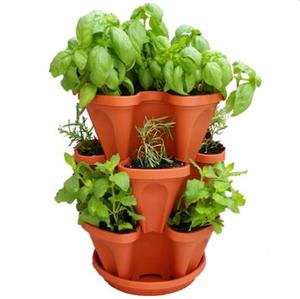 आधुनिक हाइड्रोपोनिक स्टैकिंग खड़ी फूल बर्तन - Product Image 3