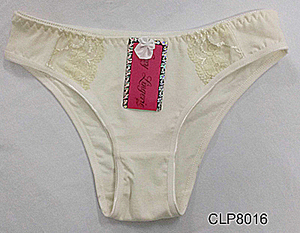 Culotte de bikini basique pour femme de marque personnalisée avec nœud et imprimé dentelle, écologique, respirante, sous-vêtement quotidien, service OEM - Product Image 4