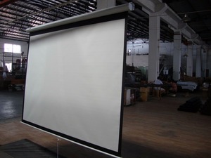 Écran <span class=keywords><strong>de</strong></span> <span class=keywords><strong>Projection</strong></span> manuelle mural/projecteur <span class=keywords><strong>blanc</strong></span> mat 80 "x 80" 70 "x 70" 180x180 200x200cm - Product Image 2