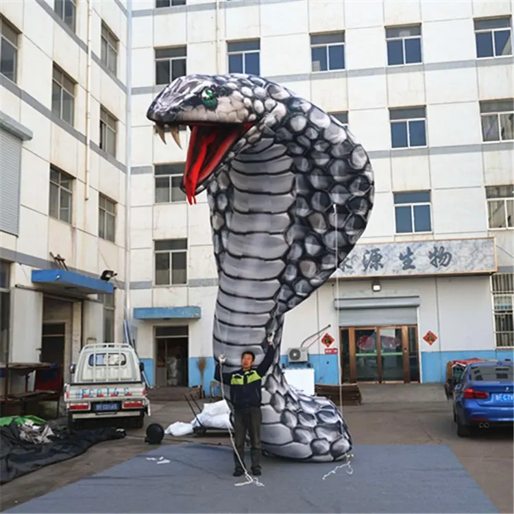 Gonfiabile gigante del serpente, gonfiabile del serpente scultura animale gonfiabile per attività commerciale decorazione