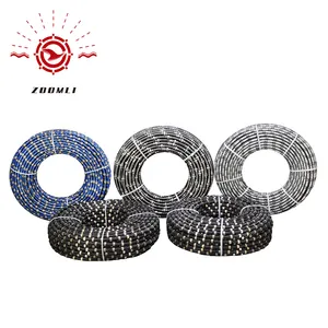 Wire Saw Beads Manufacturers Sintered Beads Diamond Wire Saw Rope Diamond Wire For Marble Cutting