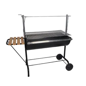 Outdoor Barbecue Hanging Grill Height Adjustable Korea BBQ Grill