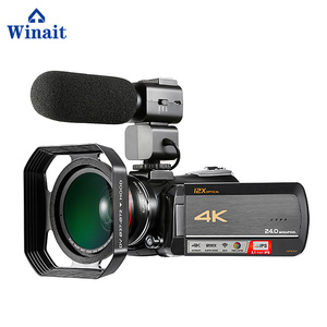 Cámara de vídeo <span class=keywords><strong>digital</strong></span> Winait profesional 4K con pantalla táctil de 3,0 pulgadas/WiFi/<span class=keywords><strong>zoom</strong></span> óptico de 12x/<span class=keywords><strong>zoom</strong></span> <span class=keywords><strong>digital</strong></span> de <span class=keywords><strong>100x</strong></span>/soporte máximo de 128GB - Product Image 6