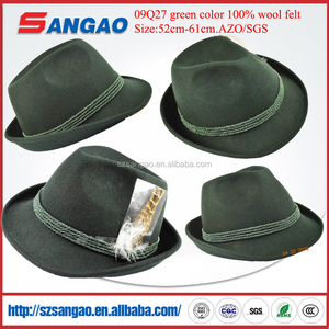 Len Cảm Thấy Mũ Fedora Với Kích Thước 52Cm-61Cm Bán Buôn Cho <span class=keywords><strong>Alpine</strong></span> - Product Image 3