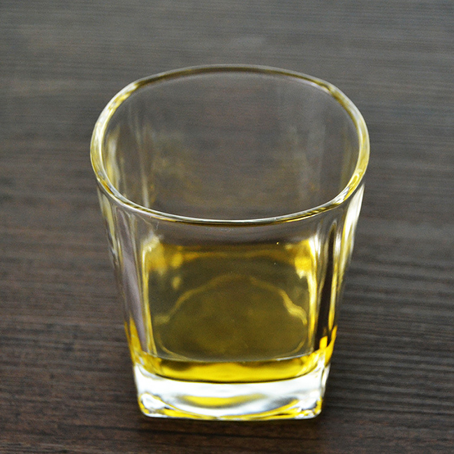 Wholesale Custom 6oz small square whisky glass cup