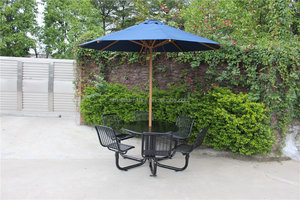 Sombrilla de jardín al aire libre <span class=keywords><strong>con</strong></span> juego de silla de <span class=keywords><strong>mesa</strong></span> de picnic al aire libre/<span class=keywords><strong>parasol</strong></span> jardín - Product Image 6