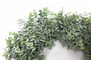 New Fashion Best Sellers Real Looking Popular Artificial Eucalyptus Leaf Wedding Green <strong>Spring</strong> Artificial Eucalyptus <strong>Wreath</strong> - Product Image 4