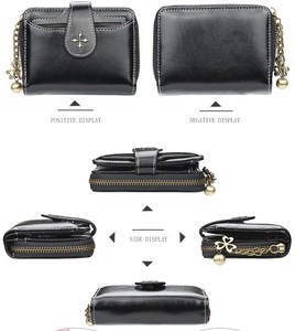 Fashion New Wholesale Fancy Trendy PU <strong>Travel</strong> <strong>Women</strong> Magic Leather Short <strong>Wallet</strong>,Fashion Faux Leather Lady Card Holder case - Product Image 5