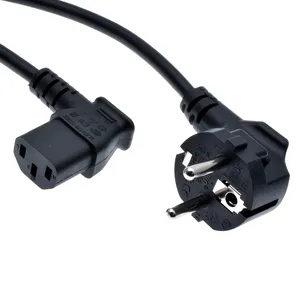 Wingsun high quality CE certificated 2 prong europe power plug cable wholesale ac power cord for computer