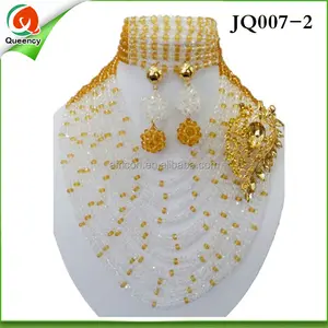 JQ007-2 модный дизайн Дубайский комплект золотых ювелирных изделий по оптовой цене