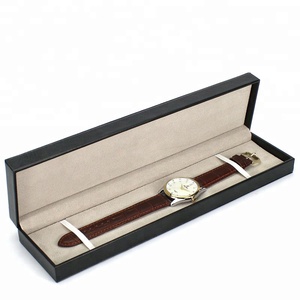 Custom Luxury PU leather watch box digital watch display quartz smart showcase mechanical watches package