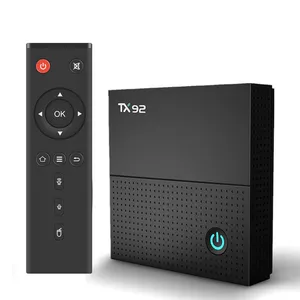 SMART TV BOX TX92 S912, decodificador de señal con reproductor KD, 18,0, 3GB, 32GB, Android 7,1, Amlogic S912, wi-fi 2,4 GHz/5,8 GHz, 4k