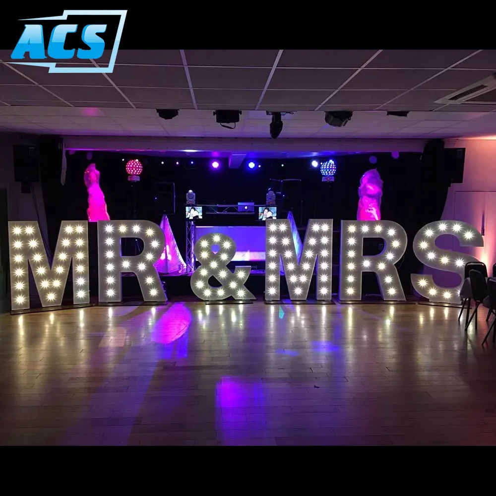 Wedding decor 4ft Outdoor Giant Love Letters led light up letters for party