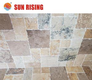 Kết hợp Màu Sắc <span class=keywords><strong>Travertine</strong></span> Mô Hình Pháp Cổ Bề Mặt Gạch Cho Sàn - Product Image 5
