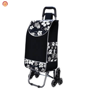 Logotipo personalizado 600d Oxford plegable peso ligero portátil carrito <span class=keywords><strong>de</strong></span> compras carro - Product Image 1
