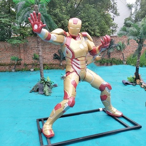 Material de fibra de vidrio duradero, superhéroe, iron man, tamaño real - Product Image 2