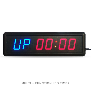 Relógio led profissional de 6 dígitos, 1.8 polegadas, temporizador de contagem regressiva, led, digital, temporizador para academia - Product Image 1
