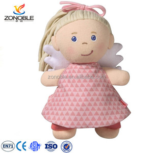 Poupée en tissu personnalisée, poupée en peluche douce pour bébé <span class=keywords><strong>avec</strong></span> ensemble de vêtements amovibles et accessoires - Product Image 5